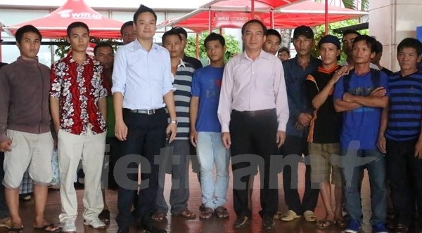  Ngư dân Việt Nam bị bắt giữ tại Indonesia được trao trả về